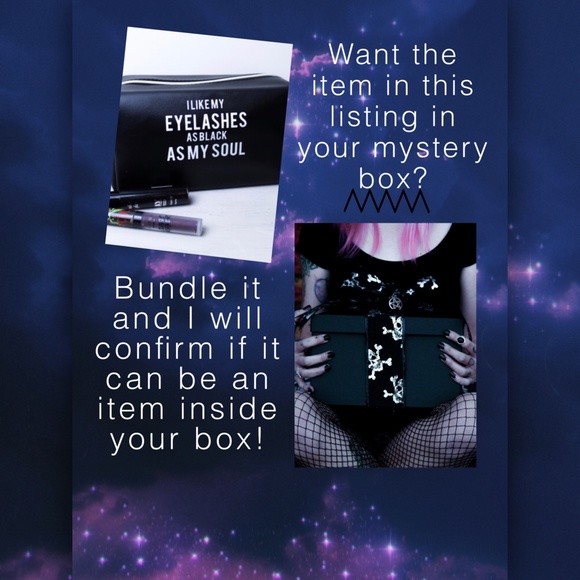 🌱 5 for 50! Mystery Black Mesh Cat Ears Headband, Lace Mask Choker, etc Box Bag - Picture 4 of 4